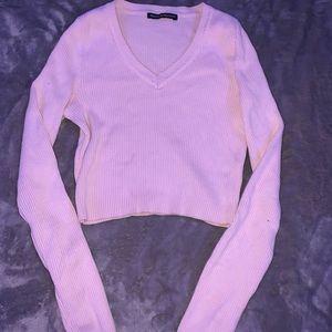 Brandy cropped long sleeve